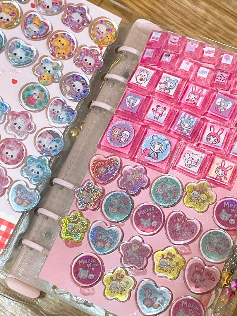 シール帳 完成品 4冊セット ボンボンドロップシール