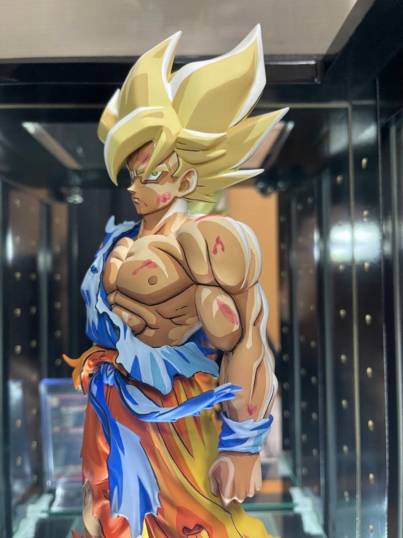 ドラゴンボール　孫悟空　リペイント　伝説の超サイヤ人　二次元彩色