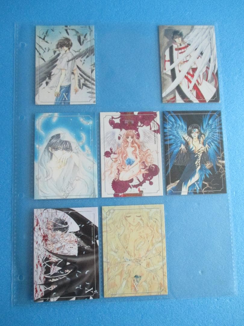 年代物◎CLAMP X　トレカセット　ファイル付◎クランプエックスカード