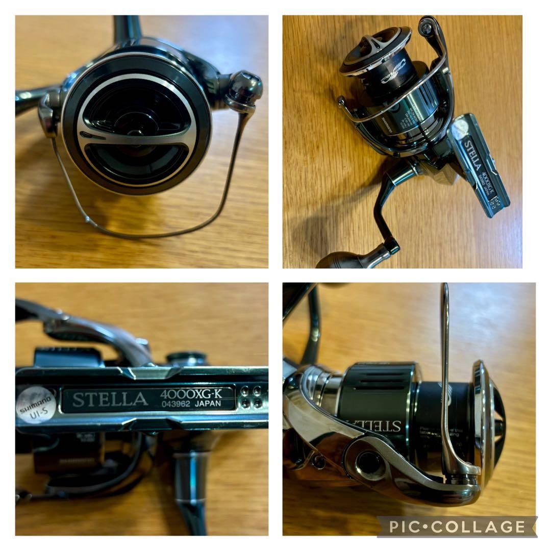 【送料無料】【美品】スピニングリール！シマノ！22 ステラ 4000XG！