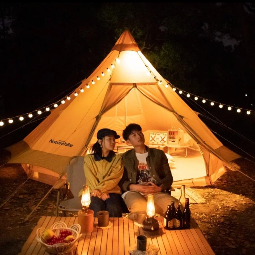 新品 Naturehikeポリコットンワンポールテント Brighten12.3