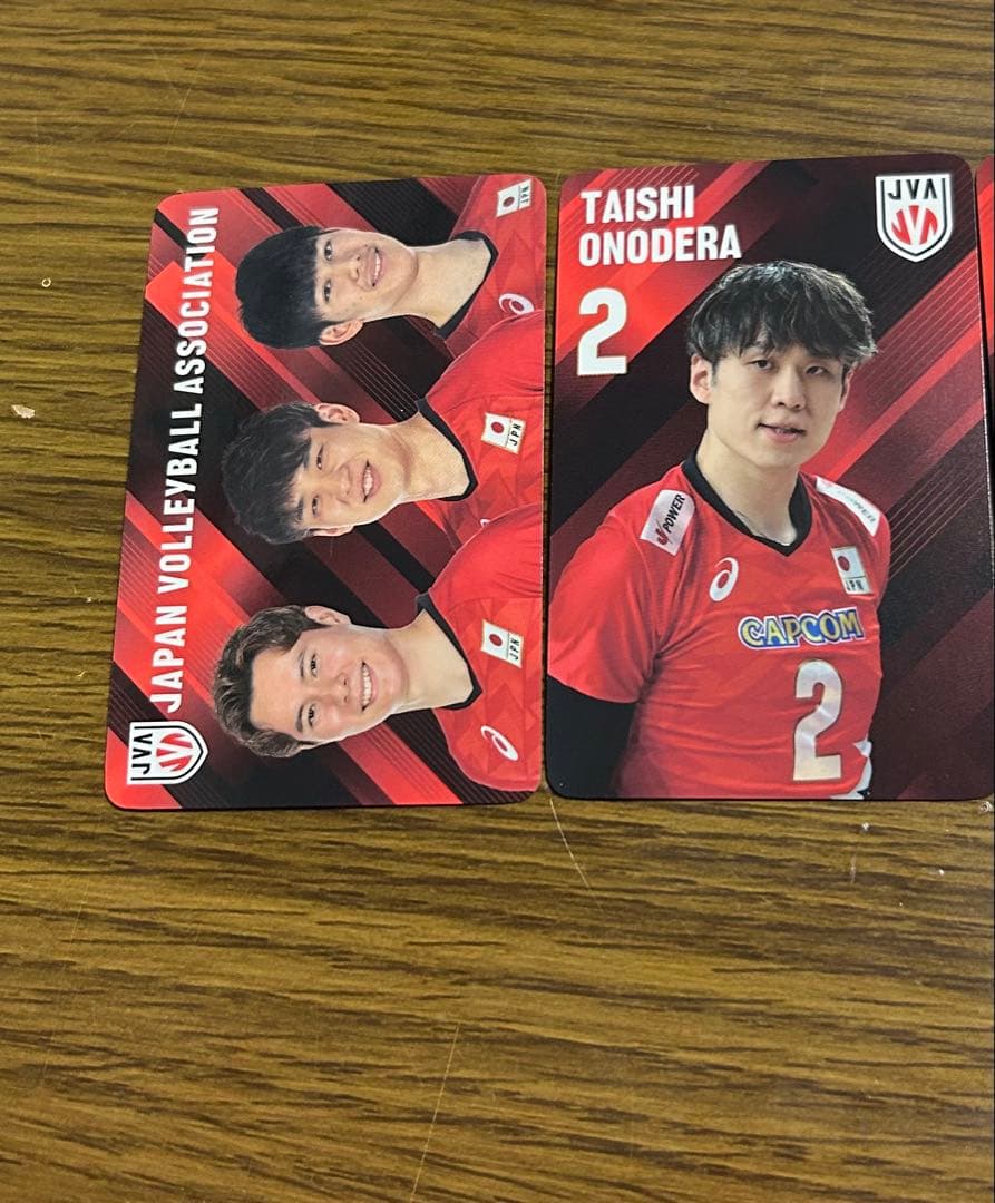 日本バレーボール協会 選手カードセット