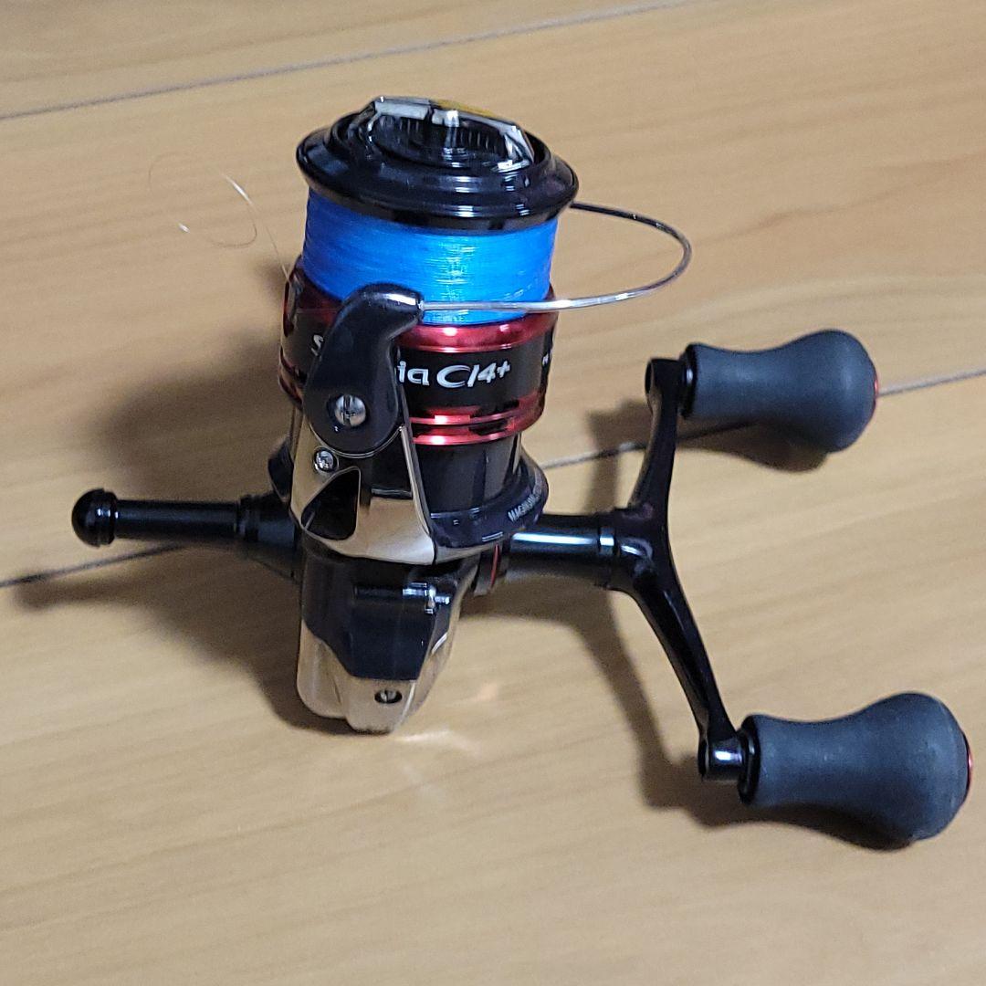 美品 シマノ セフィアCI4+ C3000SDH スピニングリール エギング