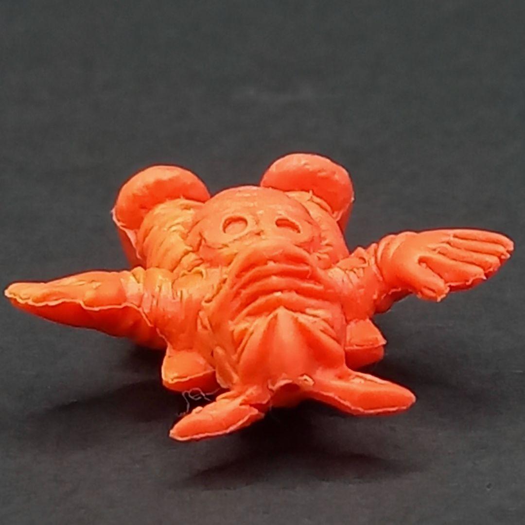 【バイブ星人】橙色　ウルトラ 怪獣 消しゴム 特撮 当時もの