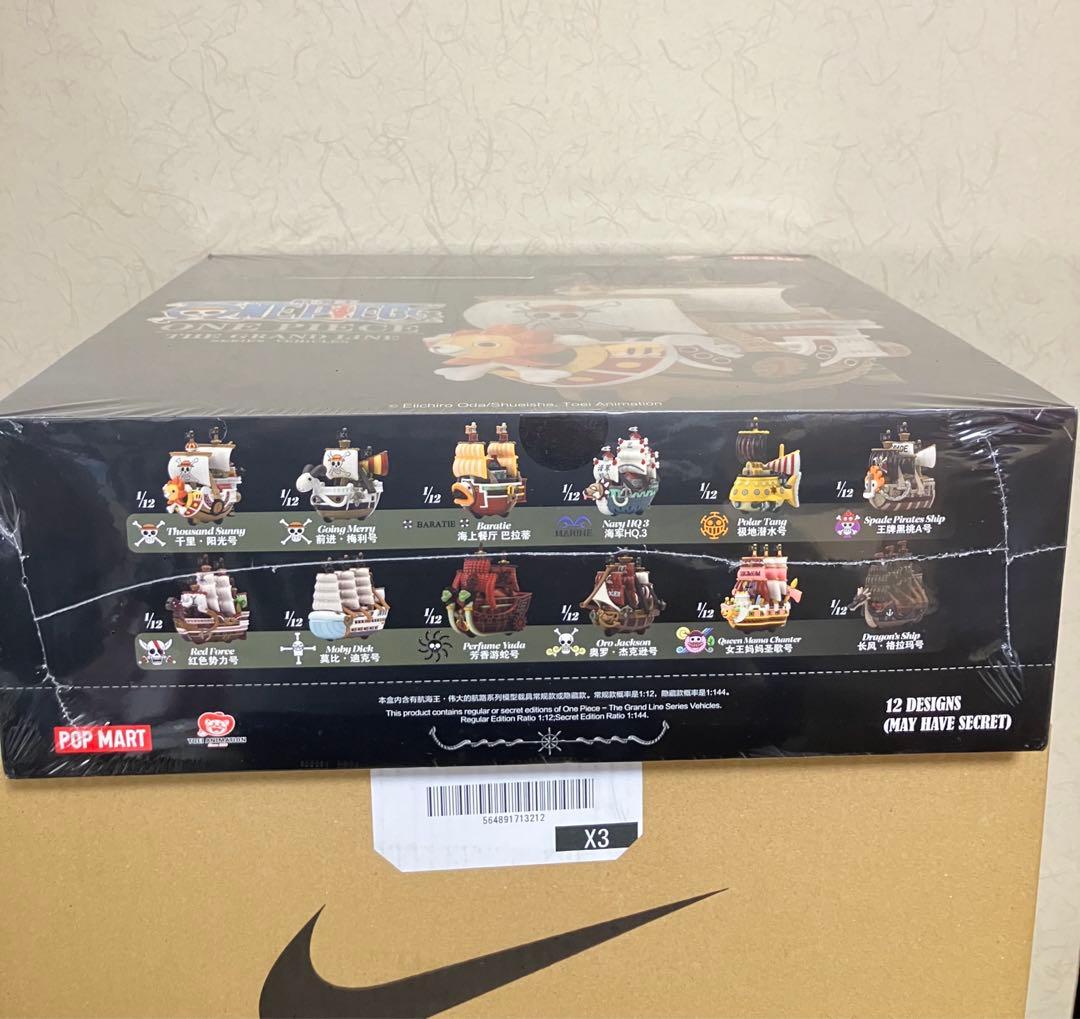 popmart ワンピースコラボ海賊船12ボックス入り未開封
