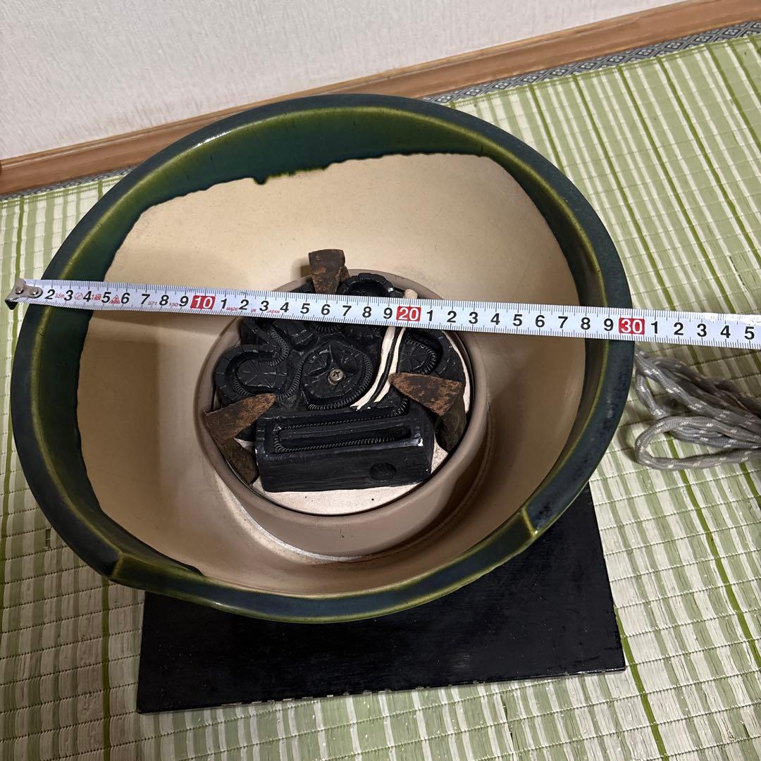 野々田商店　風炉型電熱器　茶道具 茶釜 湯沸かし 茶器 ヒーター 電気炭　骨董