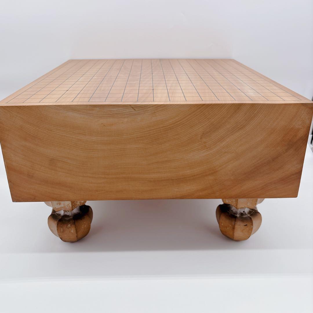 ✨高級✨ 囲碁セット 板目 木裏 極厚 へそあり 脚付 一枚板 榧材