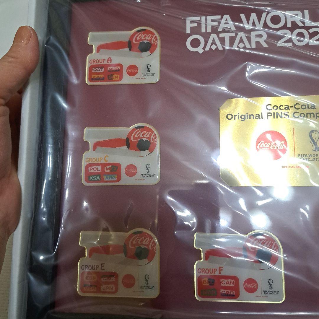 FIFAワールドカップ2022 コカ・コーラ ピンズセット　純金
