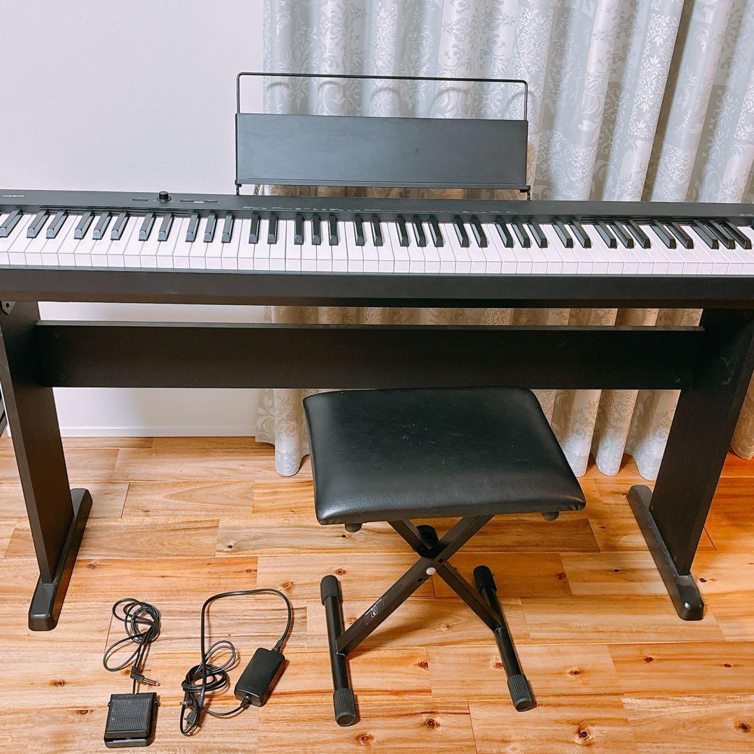 【一部汚れあり】88鍵電子ピアノ 椅子・ペダル付き