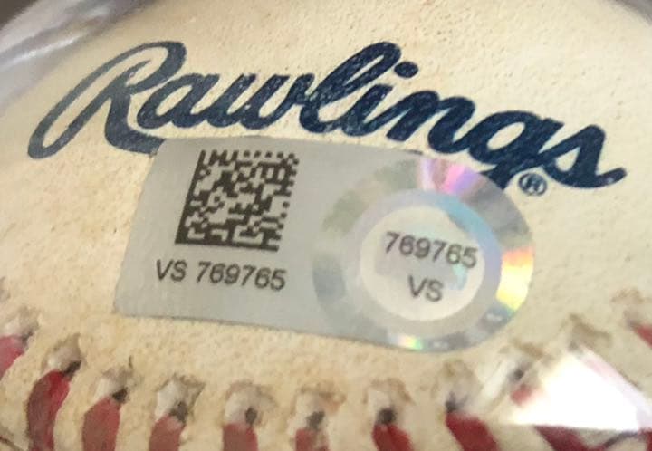 菊池雄星 MLB 実使用公式球 ホログラムステッカー付き