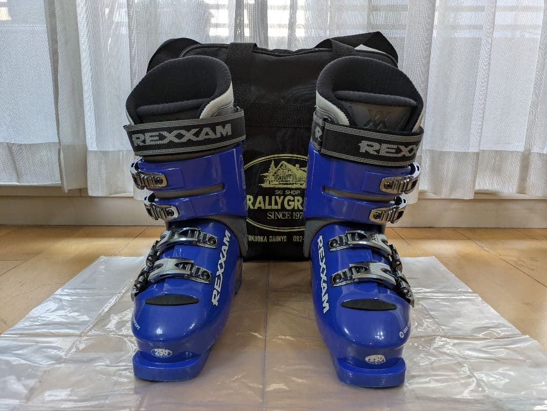 REXXAM スキーブーツ ONE CONCEPT 青 バッグ付き