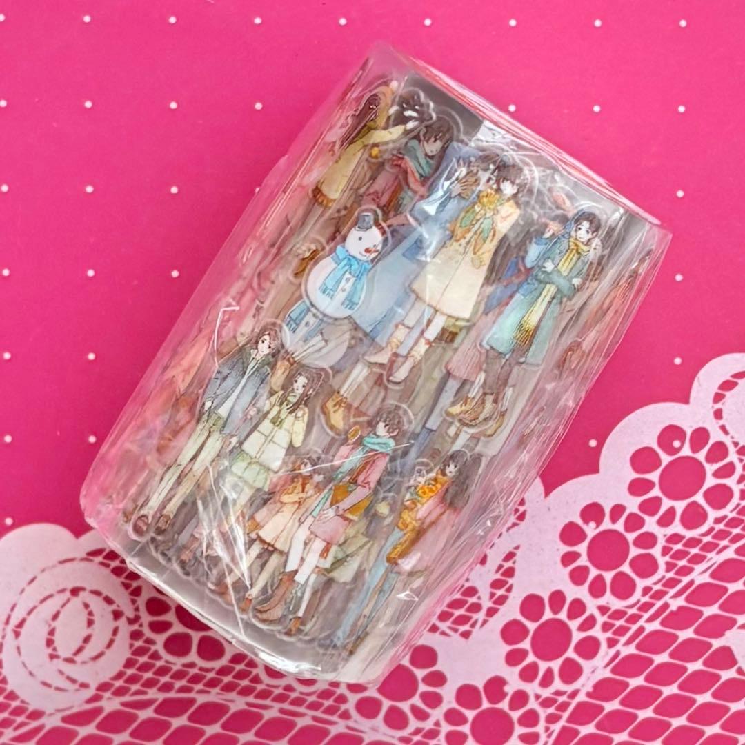PET 冬之序 ダイカット加工 6cm×5m 海外マスキングテープ　人物