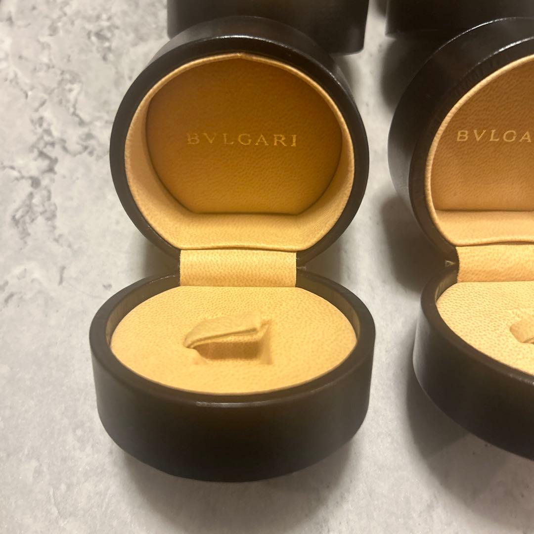 BVLGARI レザーギフト箱 4個セット