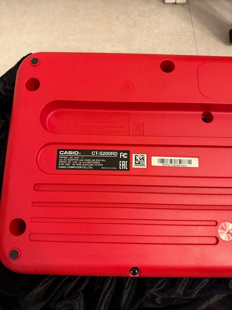 CASIO CT-S200 レッド 61鍵 電子キーボード