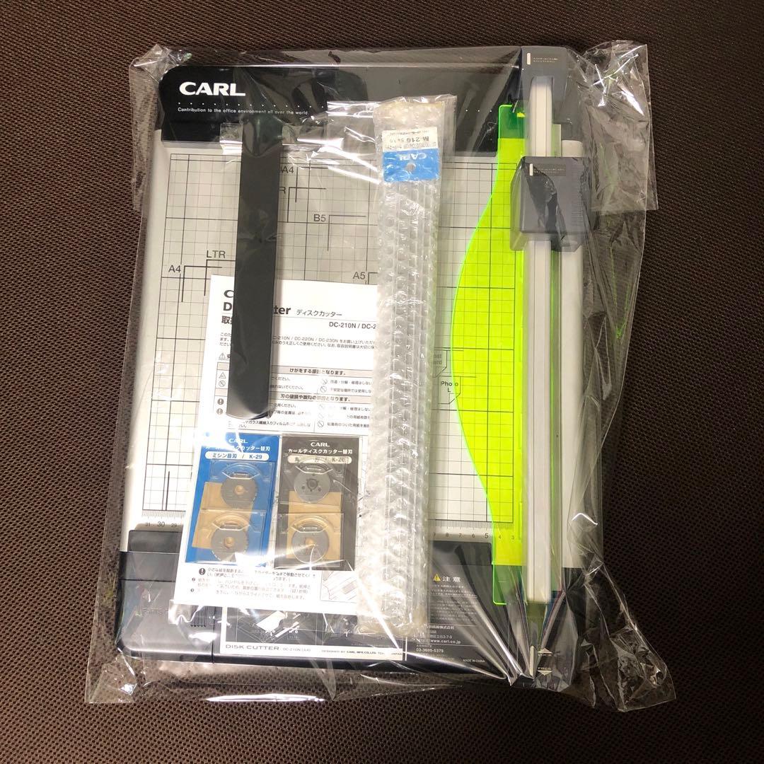 CARL カール事務器　ディスクカッター　DC-210N（A4）替マット、替刃付