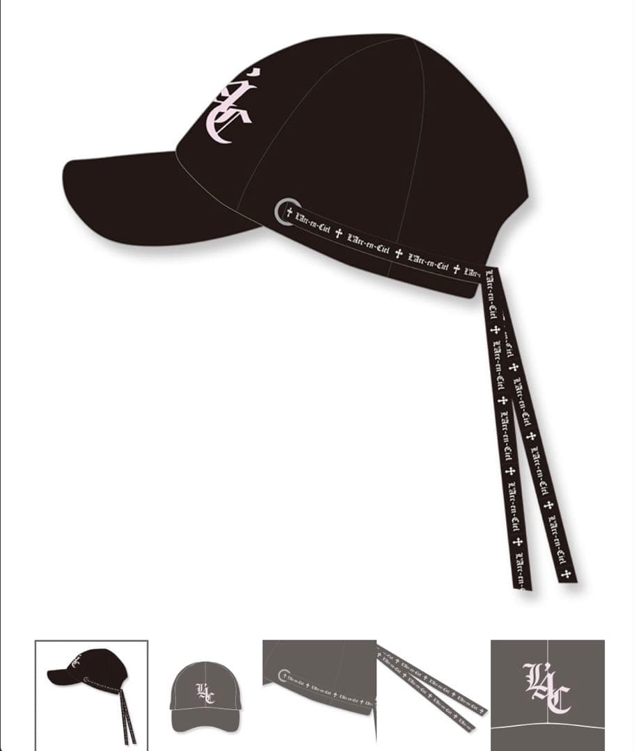 ラルク リボンキャップ 帽子 hyde生誕祭 tetsuya ken