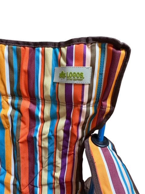 LOGOS ロゴス ストライプ ヒーリングチェア・ポケットプラス チェア 4脚