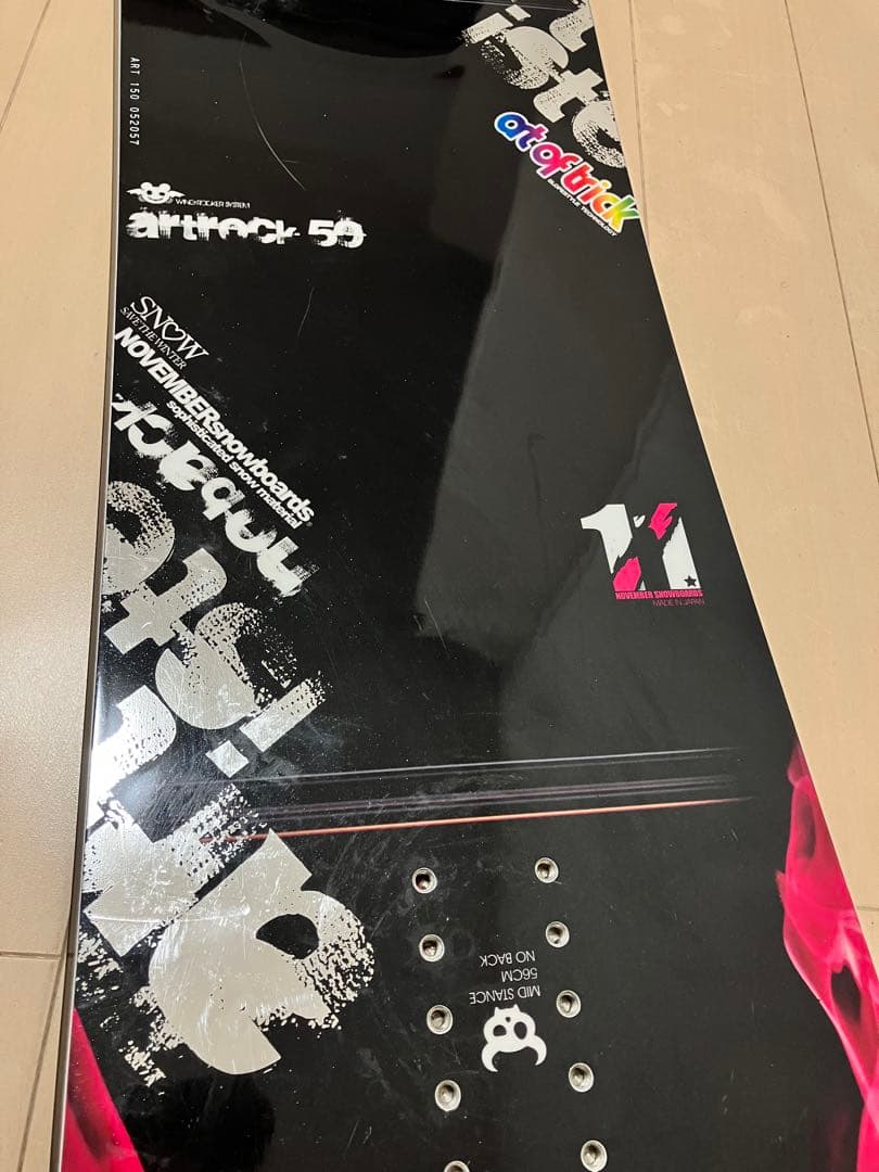 NOVEMBER ARTROCK50 ノーベンバーダブルキャンバー　スノーボード