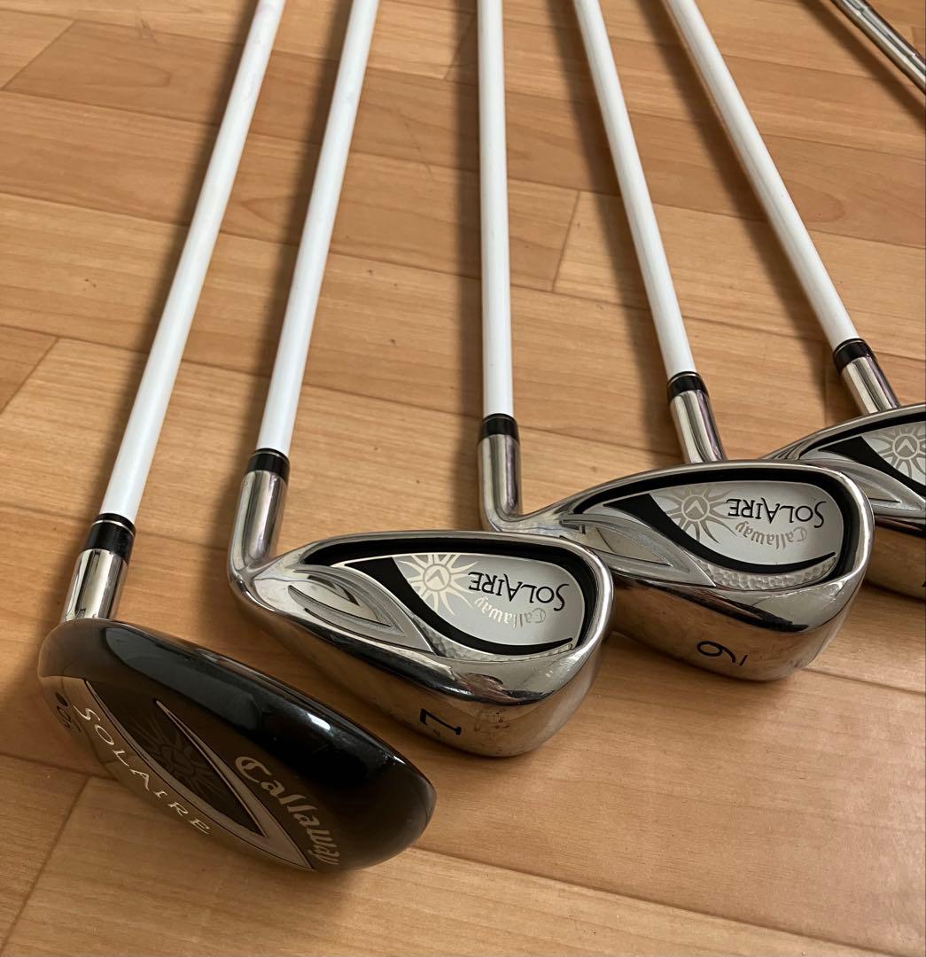 キャロウェイ ソレイル レディース ゴルフクラブ 8本、バッグセット 初心者