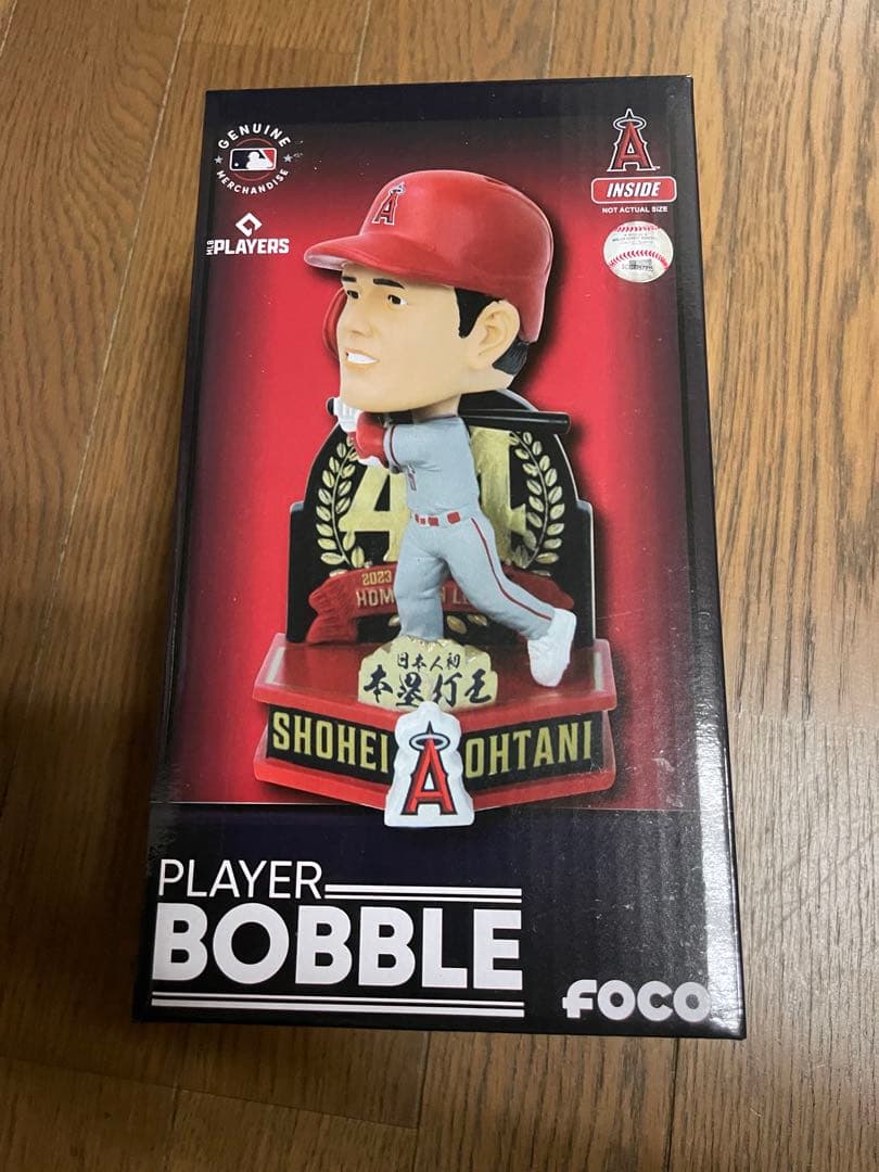 大谷翔平 ホームラン王ボブルヘッド　(ビジターユニフォーム)約4.5インチ