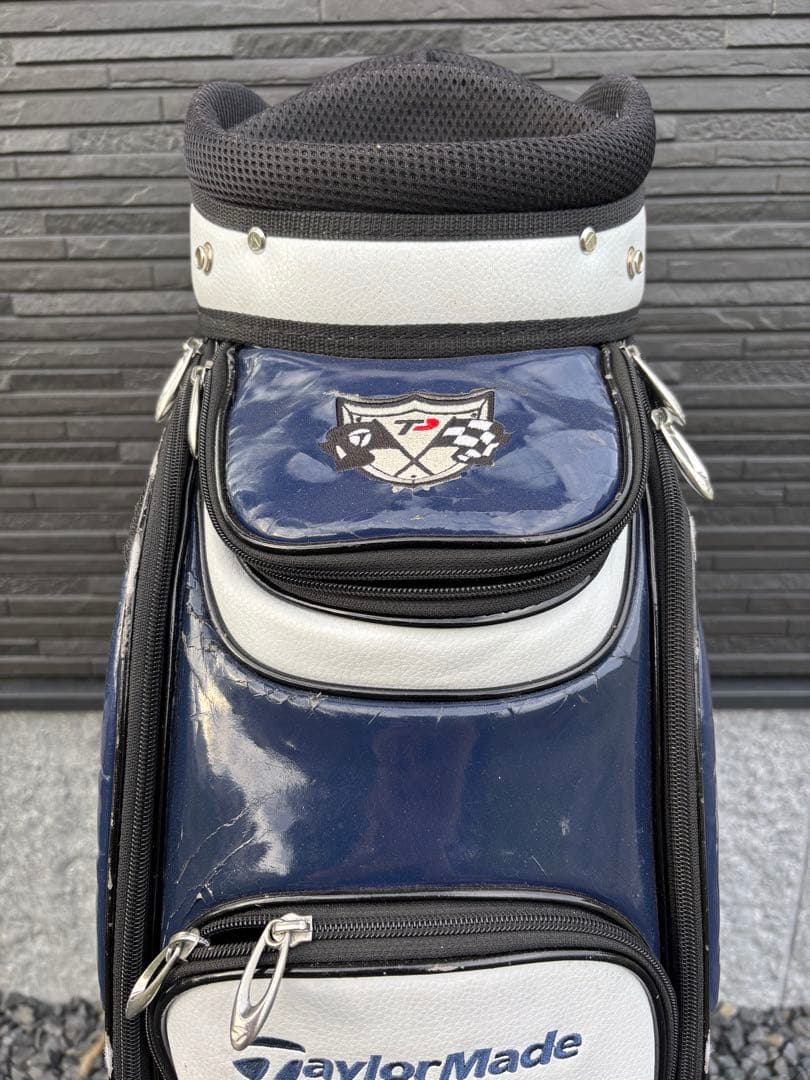 TaylorMade テーラーメイド キャディバッグ 白/青/赤