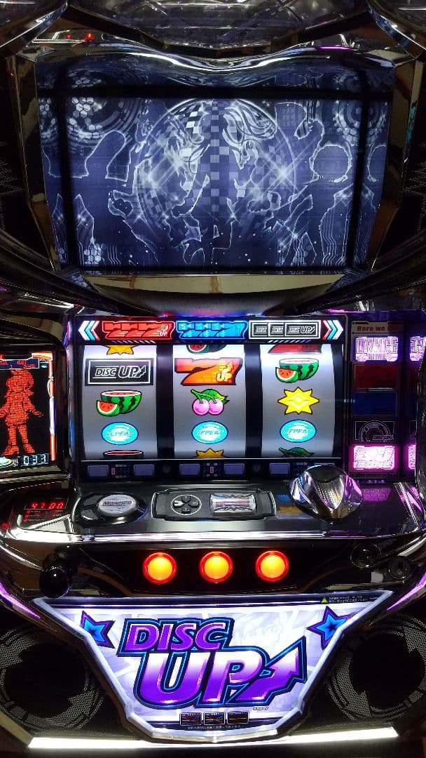 パチスロ実機　5号機　ディスクアップ　DISK UP　スロット　不要機付き