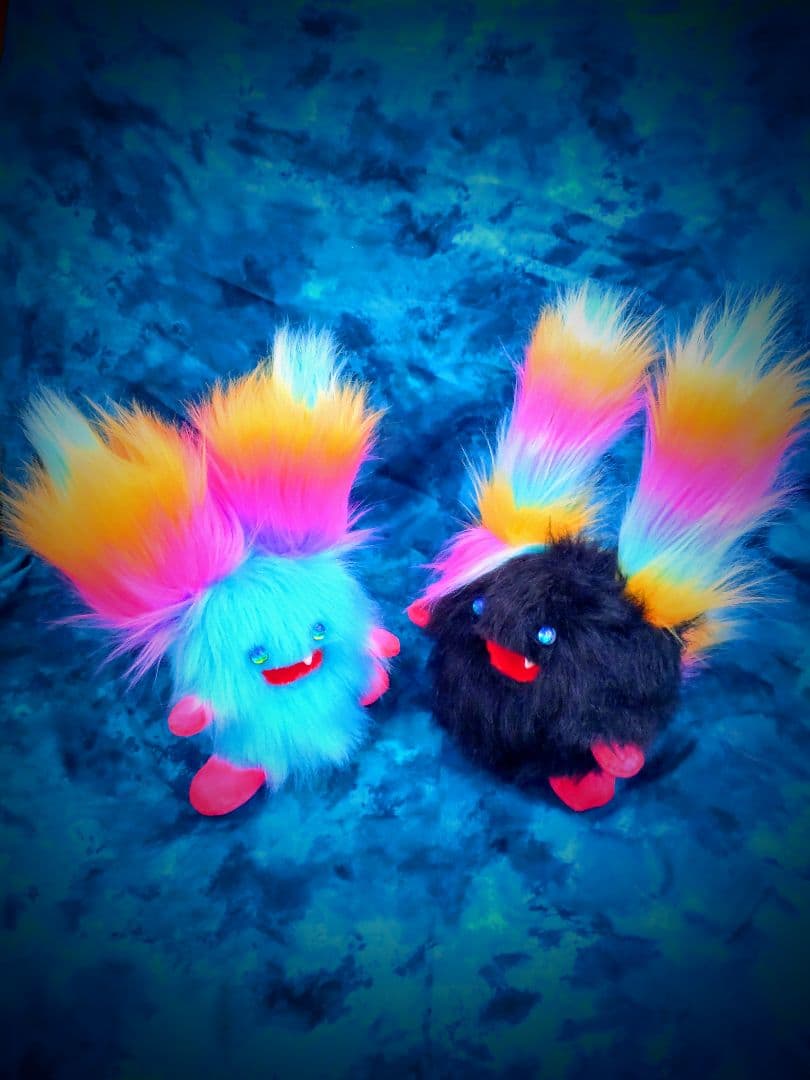 まんまるんモンスター♥人形 アートドールおばけ幻獣 ハンドメイドぬいぐるみ