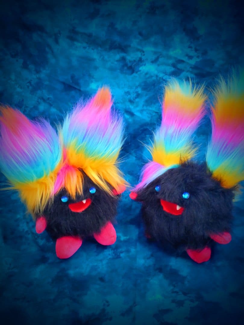まんまるんモンスター♥人形 アートドールおばけ幻獣 ハンドメイドぬいぐるみ