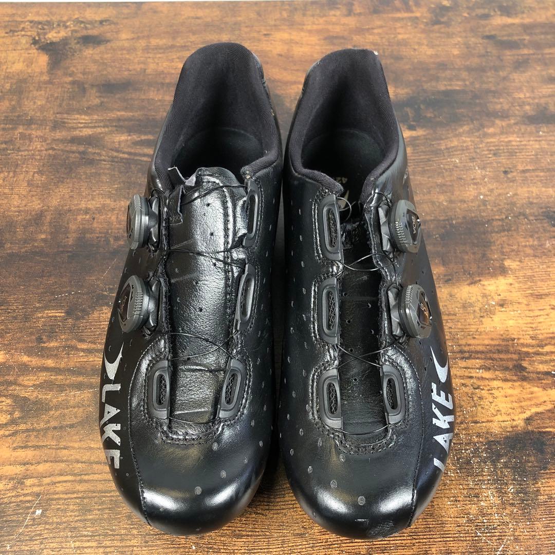 Lake CX332 サイクリングシューズ カンガルー革 26.5~27.0cm