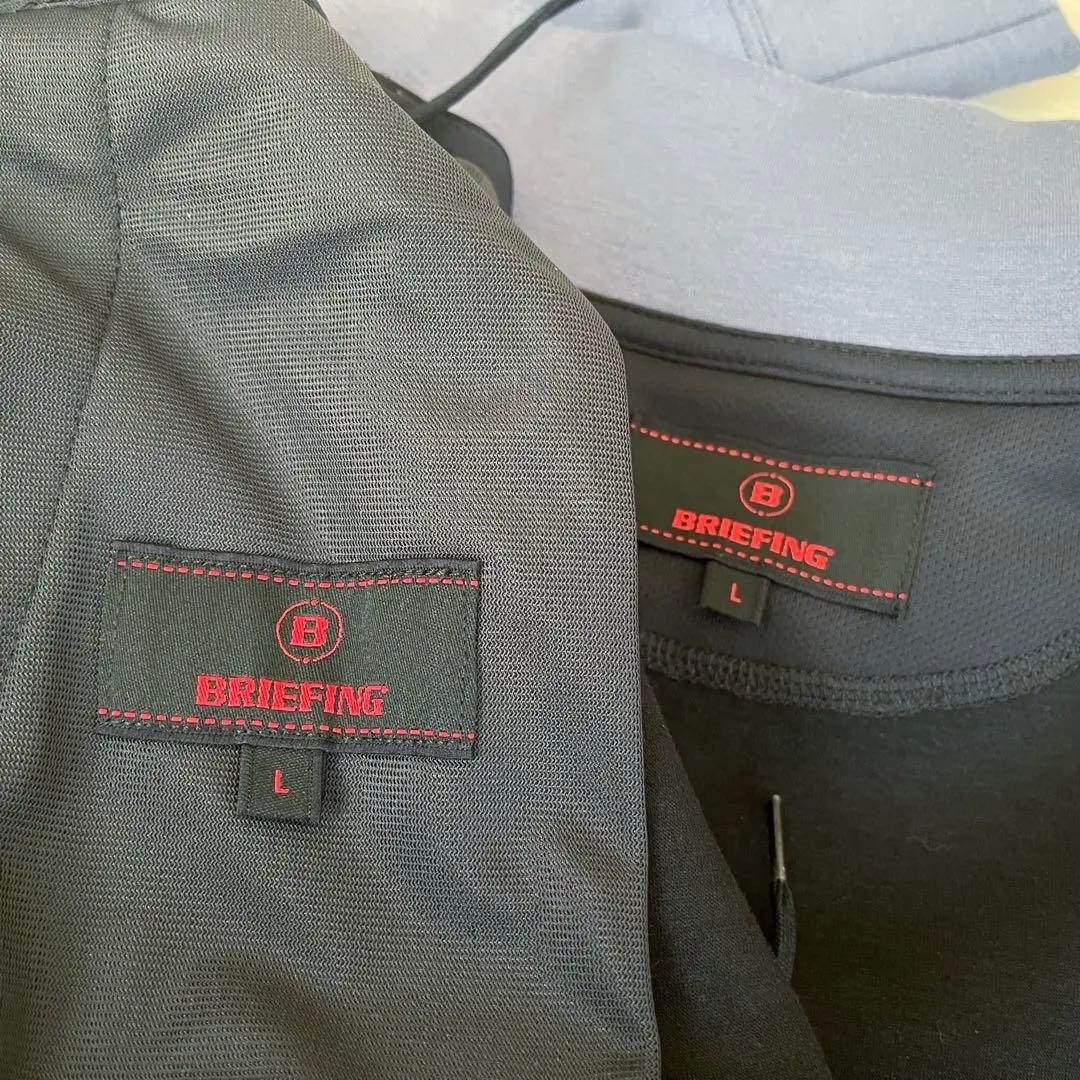 極美品★70,400円 メンズL ブリーフィング サイドロゴセットアップ 上下