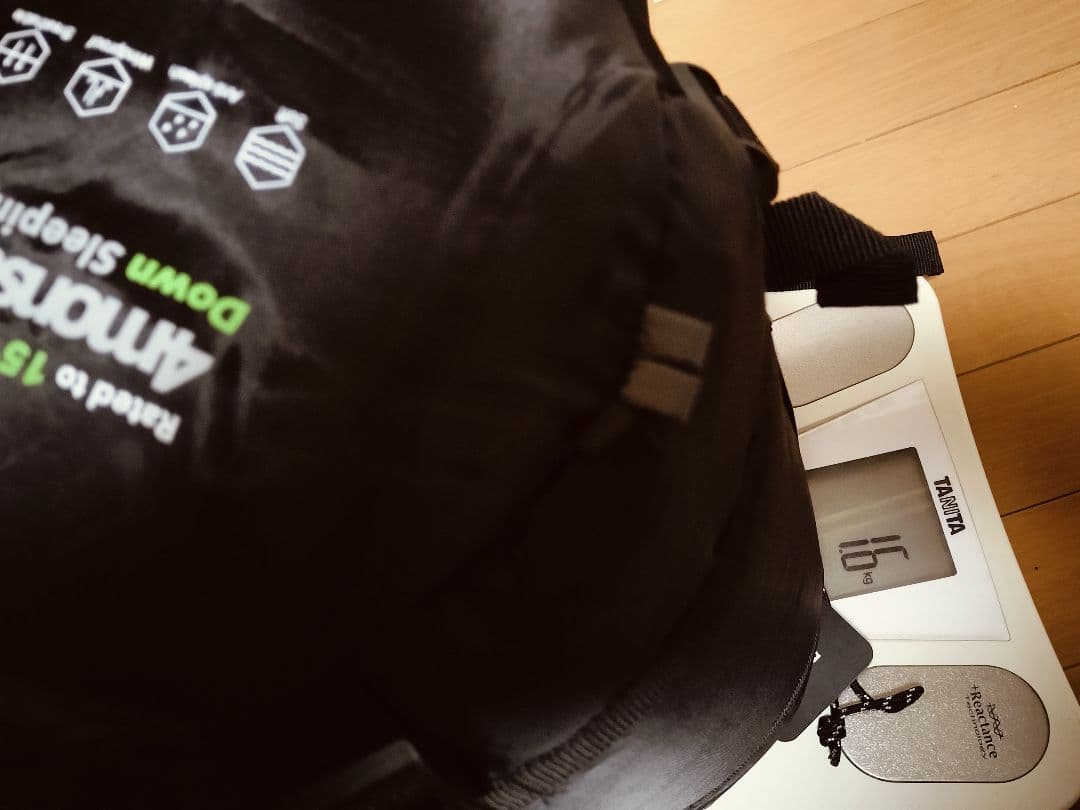 4monster ダウン寝袋 ブラック １５°F / -9℃　2個セット