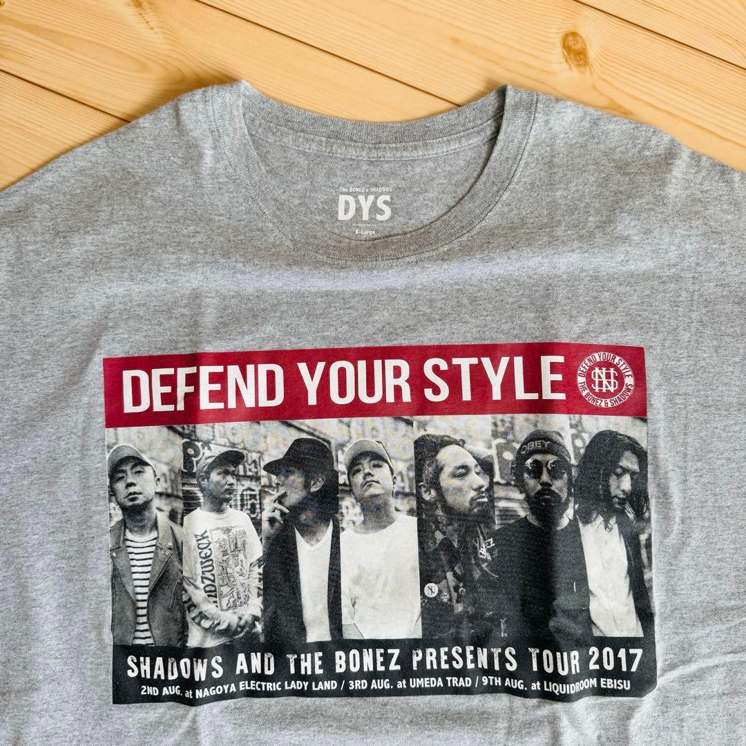 希少‼️The BONEZ×SHADOWS D.Y.S Tシャツ グレー XL