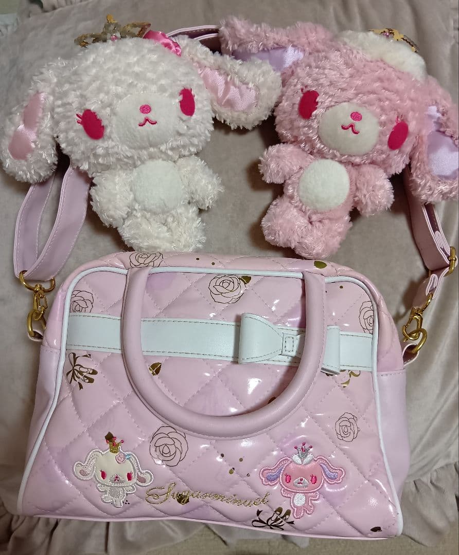 レア★初代？シュガーバニーズ　シュガーメヌエット　ぬいぐるみ2体とバッグのセット