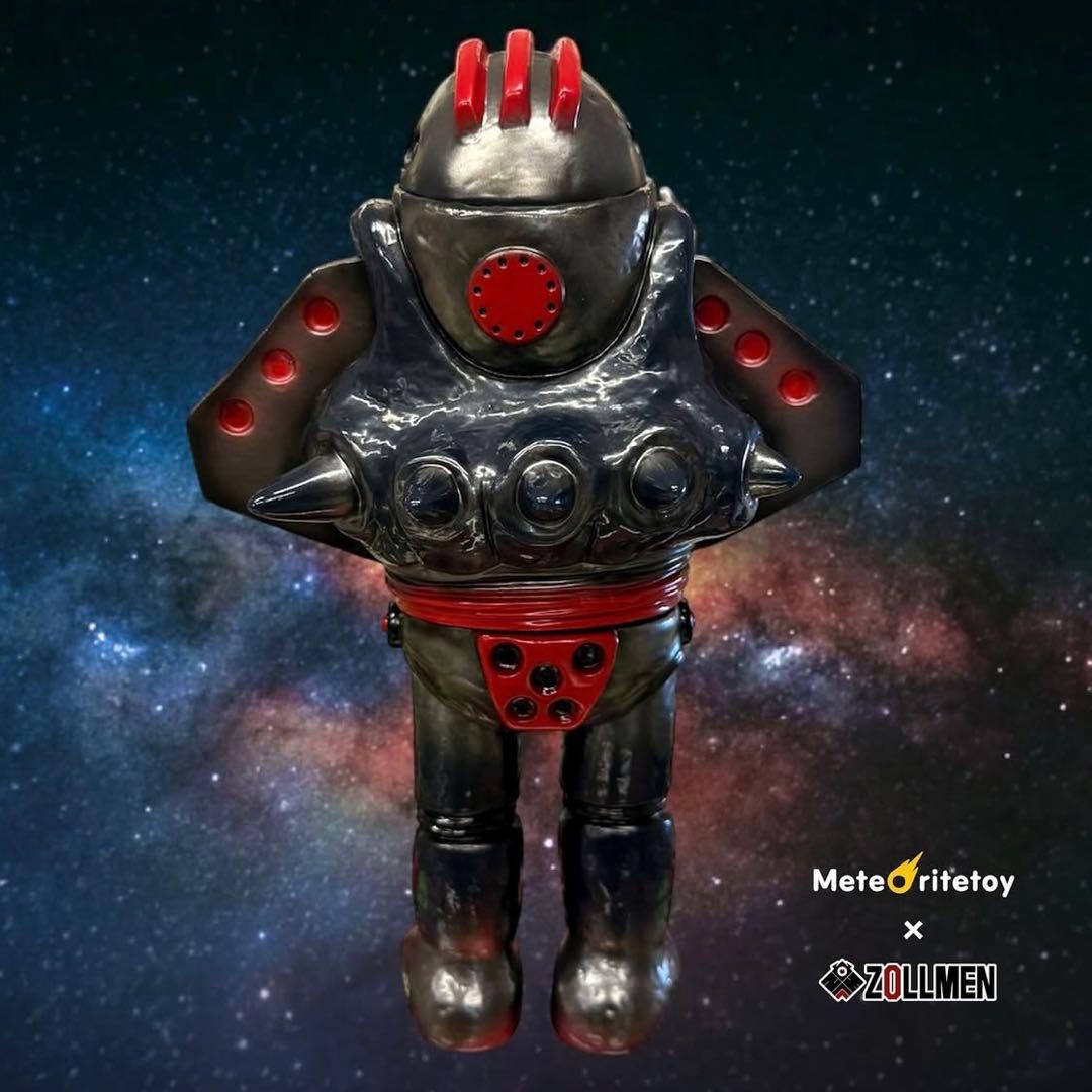 Meteoritetoy x ZOLLMEN CRUSHER56 RED ソフビ