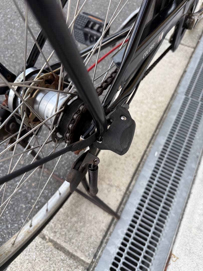 51 自転車 パナソニック 大阪市 【引取り限定】 26インチ 変速付き