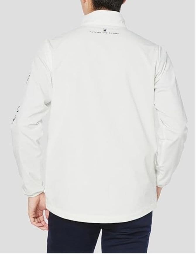 サイコバニー ストレッチブルゾン ウィンドブレーカー XL ホワイト タグ付