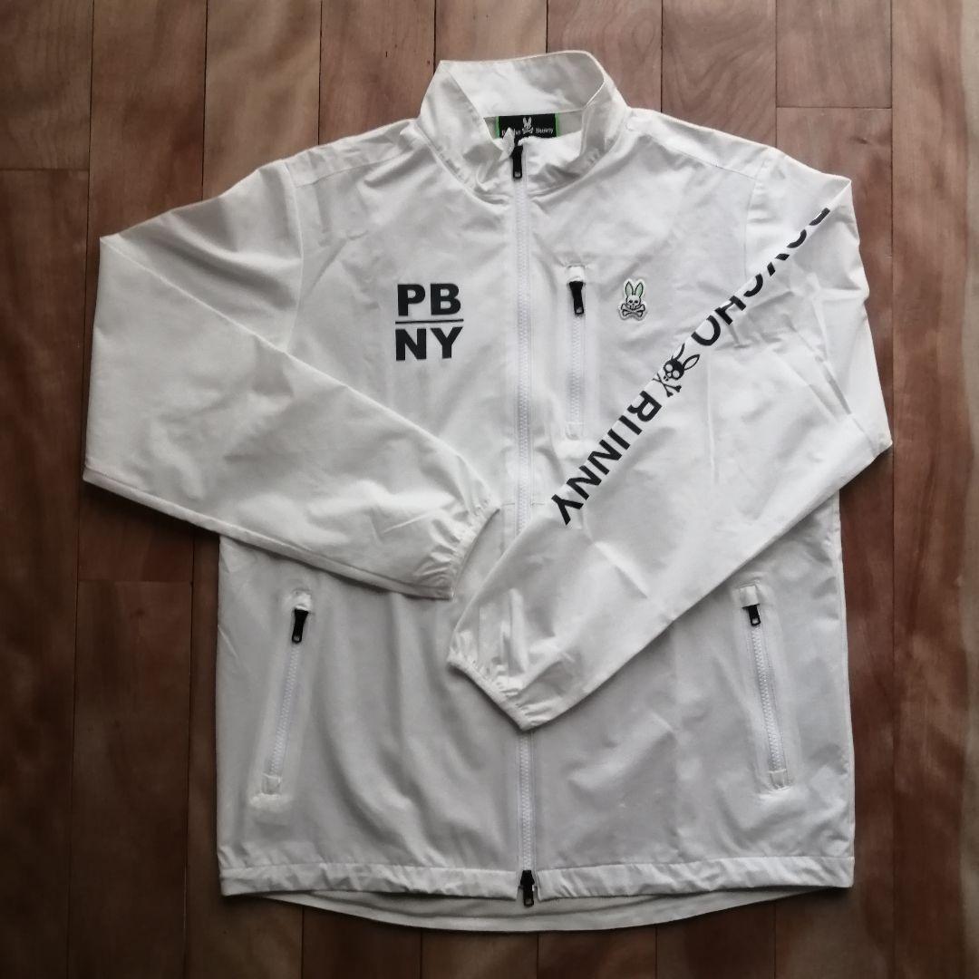 サイコバニー ストレッチブルゾン ウィンドブレーカー XL ホワイト タグ付