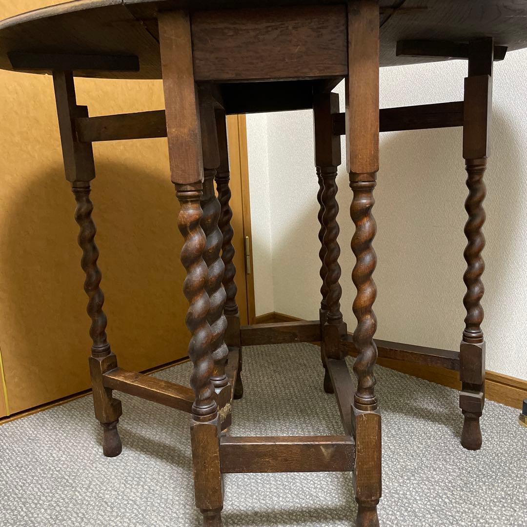 1／27まで発送停止になります。 アンティーク　ゲートレッグテーブル