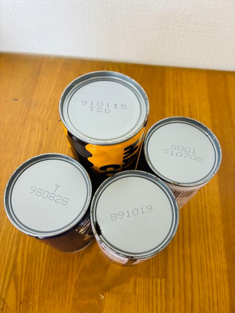 昭和レトロ　缶ジュース　80年代90年代　懐かしい　缶コーヒー　初代BOSSボス