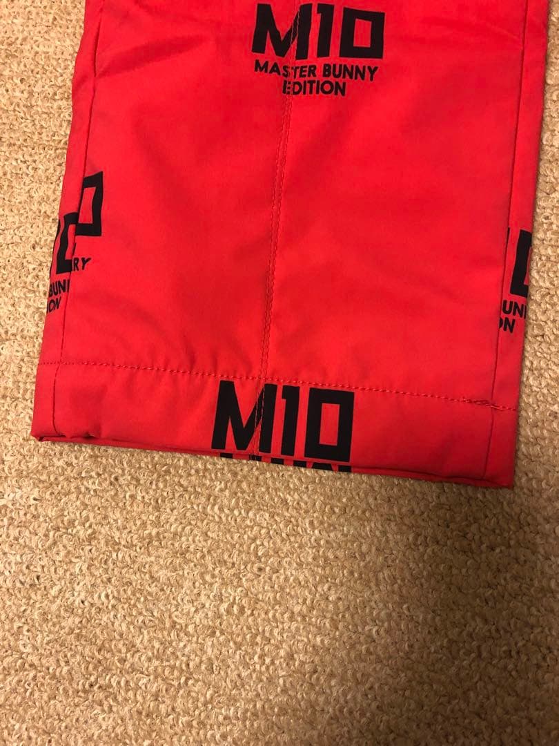 マスターバニー　10周年　総柄レア　新品　赤　中綿パンツ　サイズ5