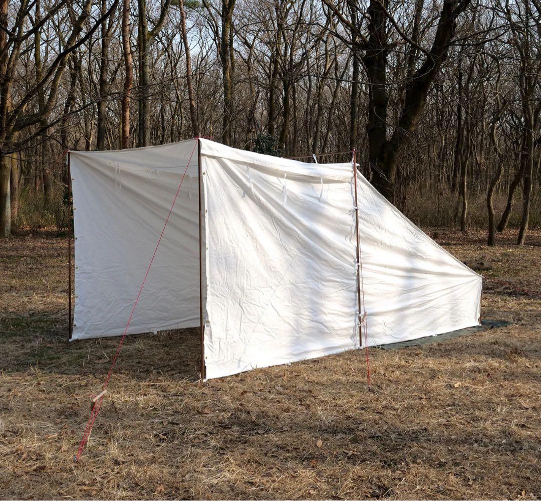 ベーカーテント　コットン大型キャンプテント ホワイト