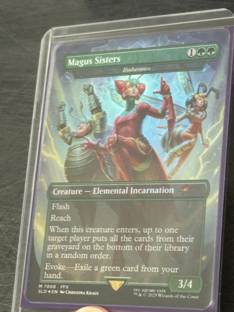 忍耐　メーガス三姉妹　英語　FOIL