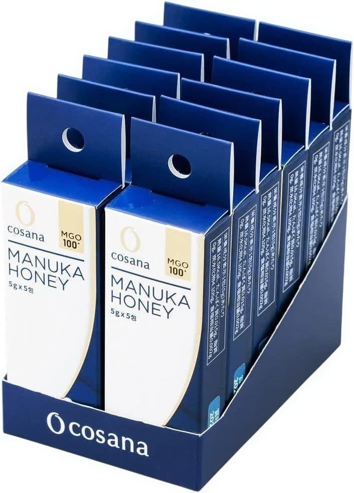 新品2個セット★Cosana マヌカハニー MGO100+ 5g×5包×12個