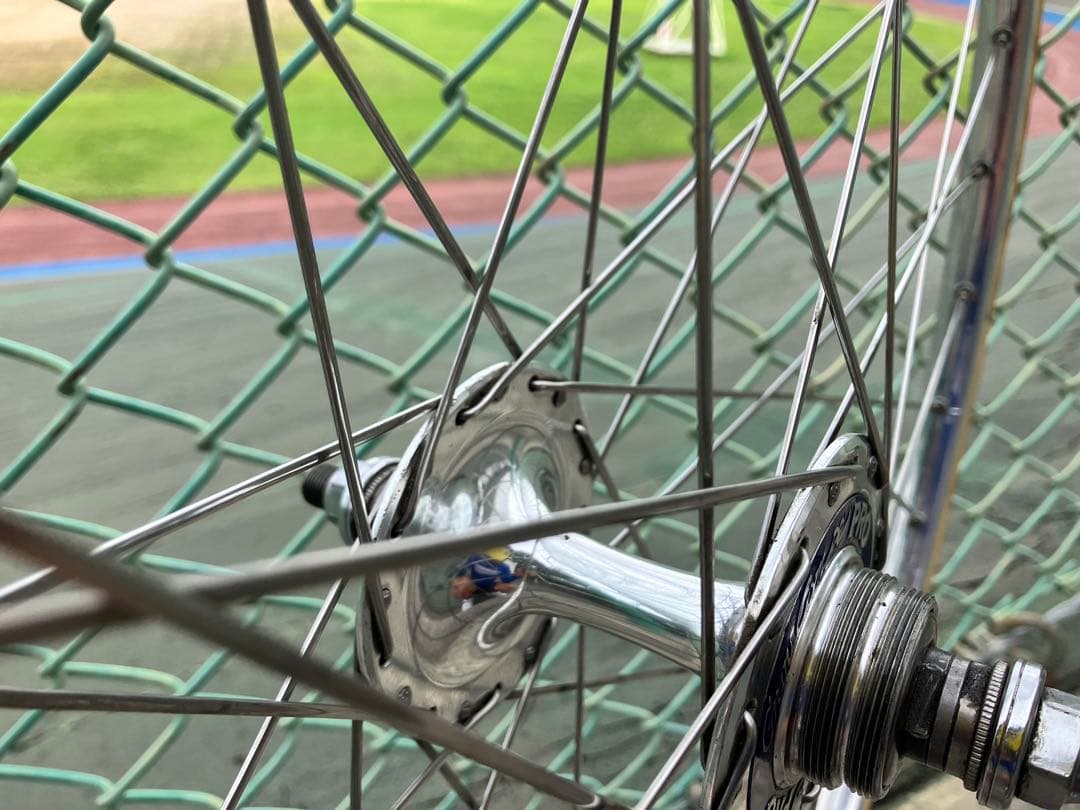 【そこそこ美品】競輪ホイール グランコンペ リア 120mm NJS