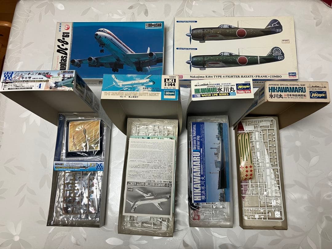 童友社・ハセガワ ビンテージ プラモデル 6点セット