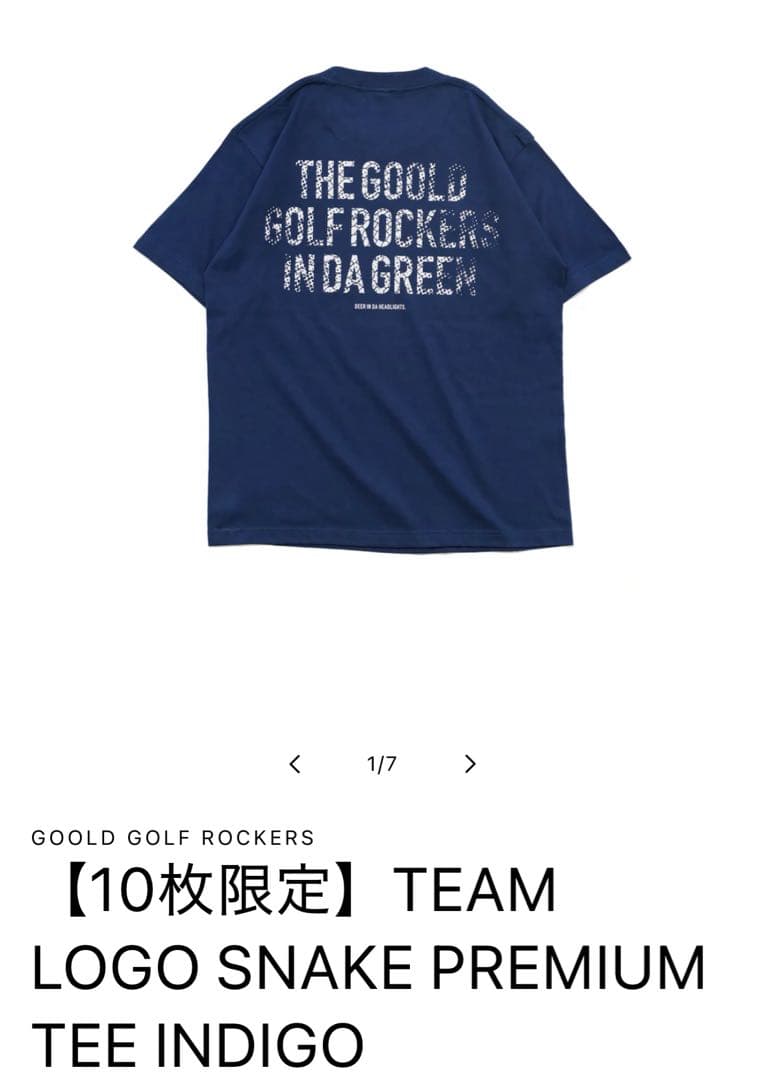 メンズウェア GOOLD GOLF ROCKERS TEAM LOGO SNAKE TEE