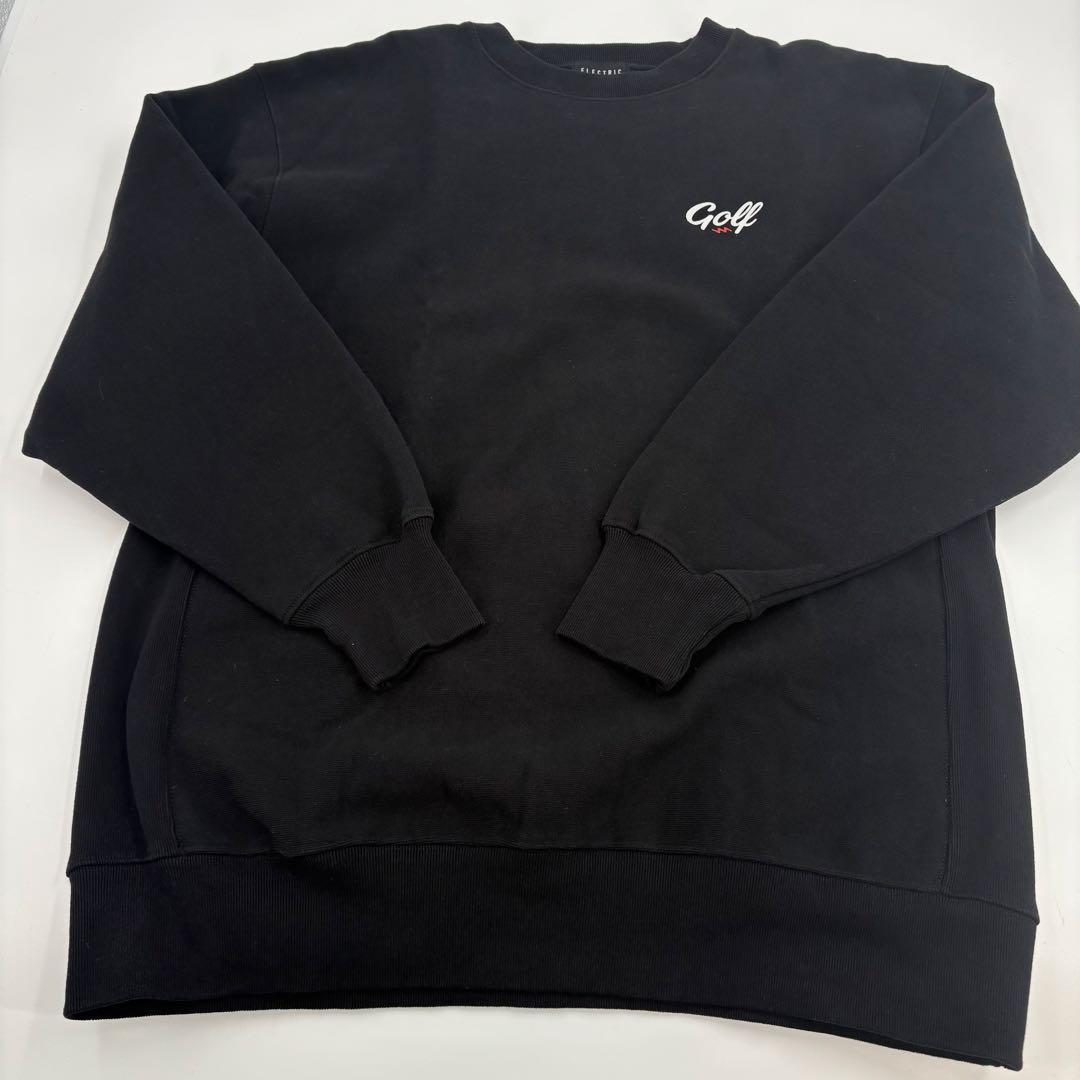 美品　ELECTRIC Clubhaus ゴルフトレーナー 黒XL 754