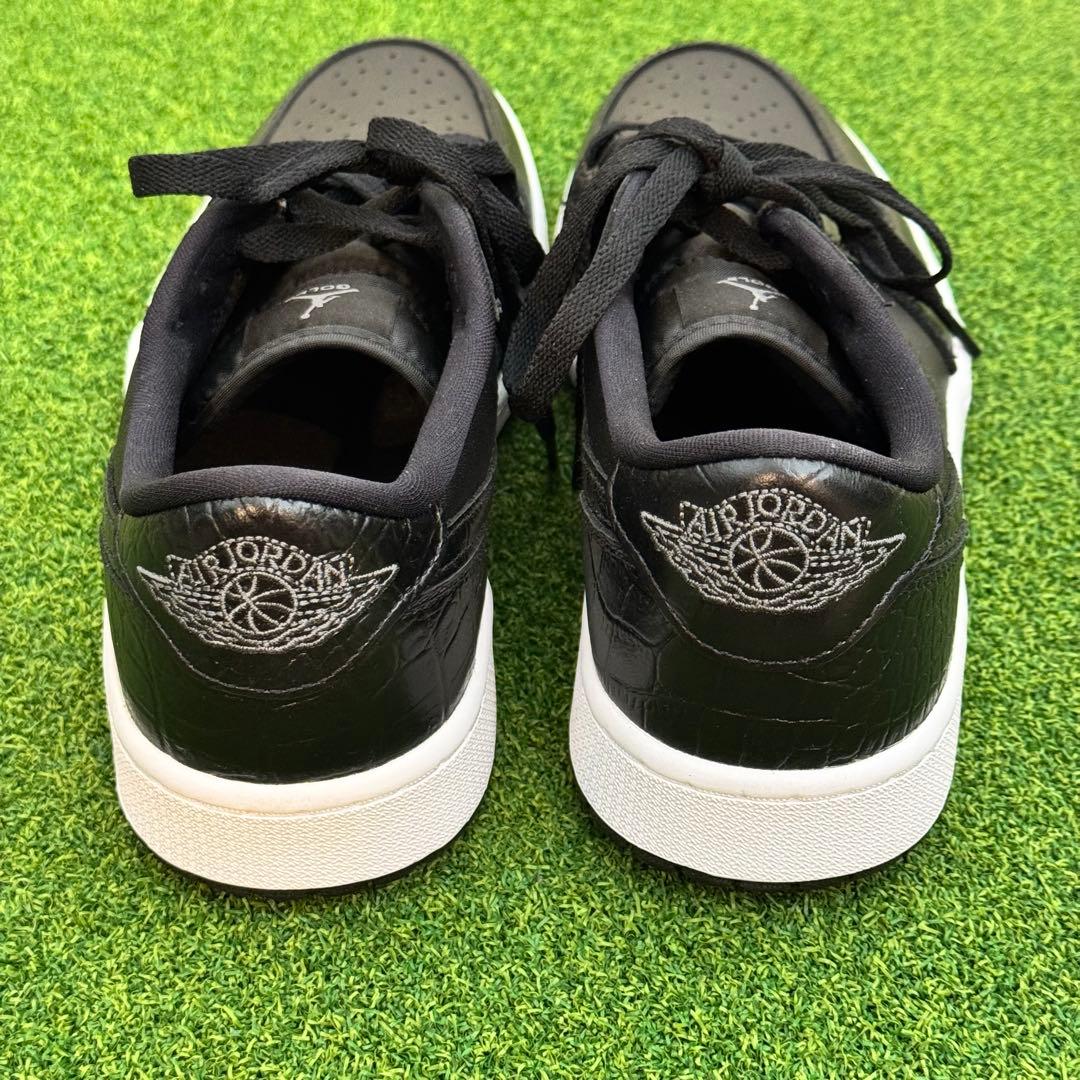 【新品】ナイキ エアジョーダン1LOW GOLF BLACKクロコダイル