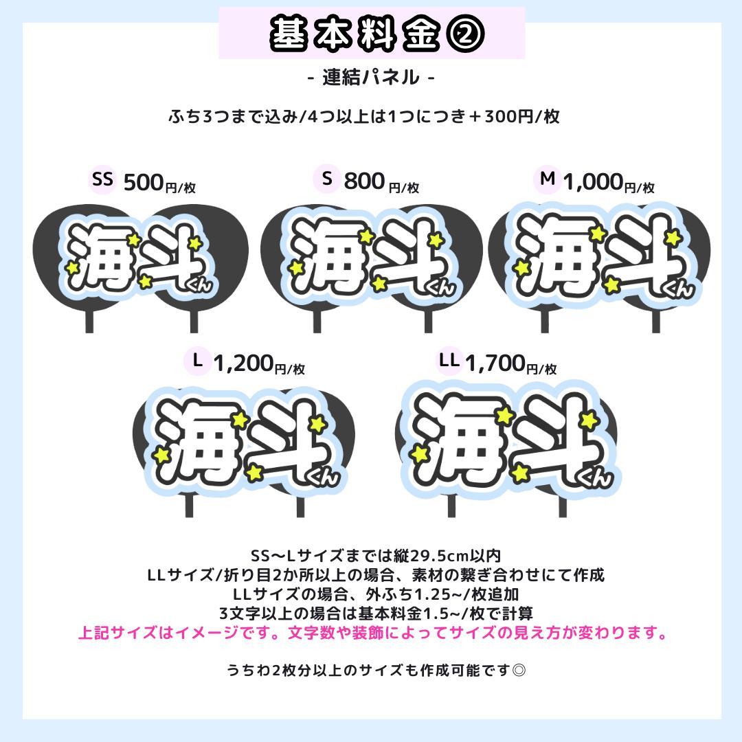 【2/24 空翔】さくらもち様 うちわ文字オーダー うちわ屋さん 文字パネル
