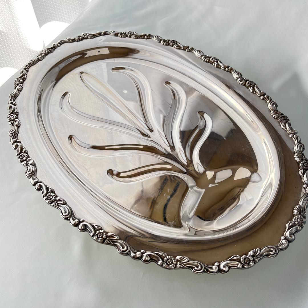 【WM.A. Rogers】 ミートプレート / サーバー 　46cm